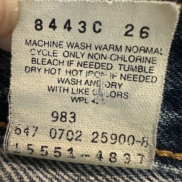 Y2K Levis 550 Jeans Womens Sz 12 Relaxed Fit Tapered High Rise Vintage Mom 2002 - Picture 10 of 11